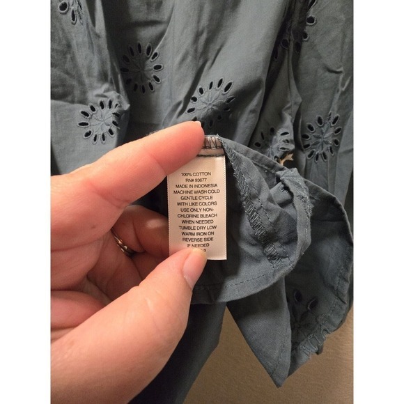 NWT Ana A New Approach Top Blouse Soft Tunic - Amazon Teal - XXL - Picture 3 of 7